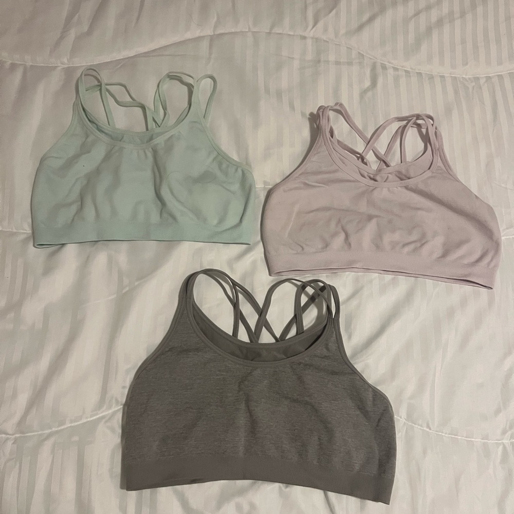 3 pack sports bras